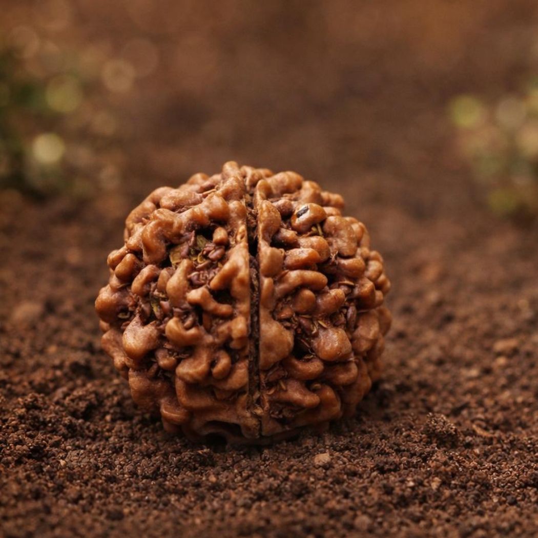 5 Mukhi Rudraksha Japa Mala (108+1 Beads)
